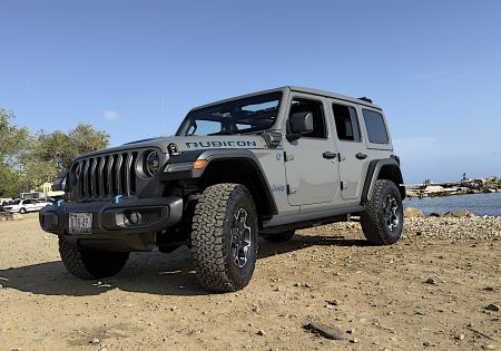 JEEP WRANGLER Hybride gasoline Cabrio met elektrisch Sunroof Unlimited 4xe 380 Rubicon 