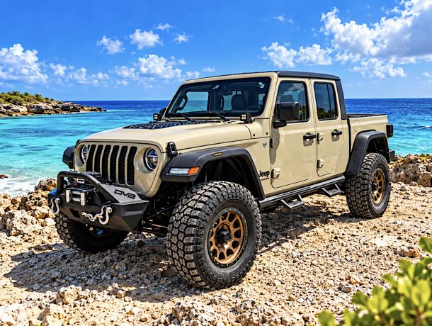JEEP WRANGLER GLADIATOR GOLD Special Edition | 4x4 pick-up Curacao ( new model )