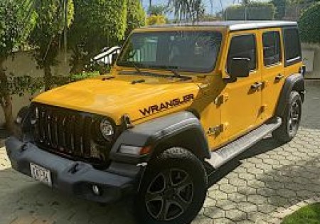 Jeep Wrangler Special Edition geel